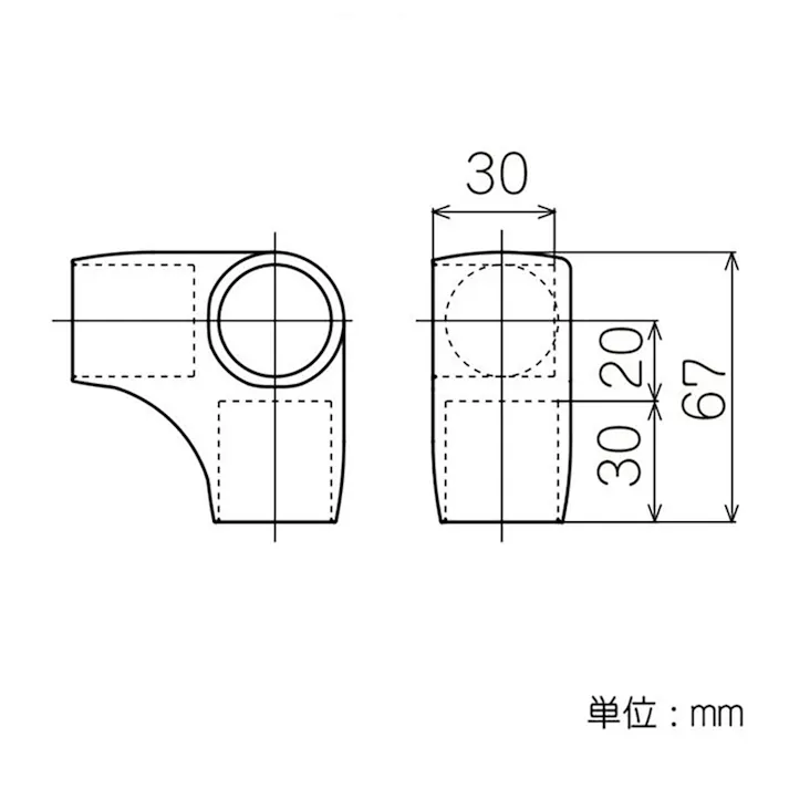 イレクター 28φ FSジョイント J-119FS S MCC