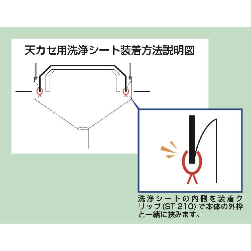 CAINZ-DASH】横浜油脂工業 天カセエアコン用洗浄シート MZ30【別送品