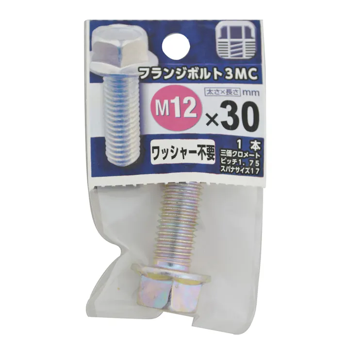 フランジボルト 3MC M12×30mm 1本入り