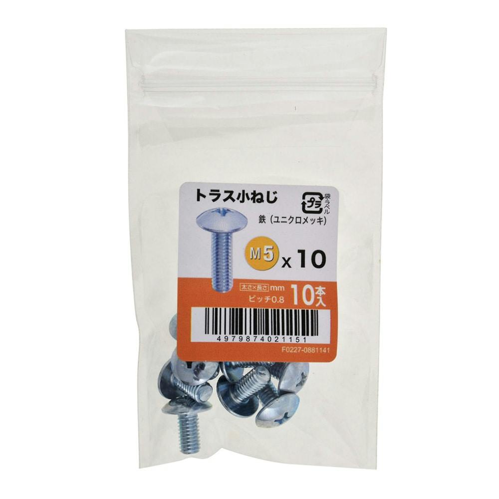 トラス小ねじ 10入り 5×10