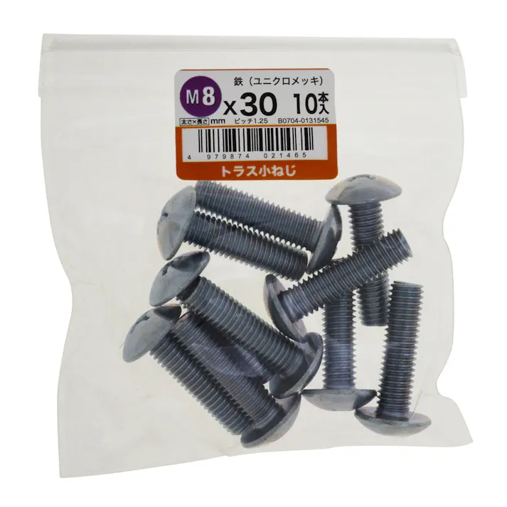 トラス小ねじ 10入り 8×30