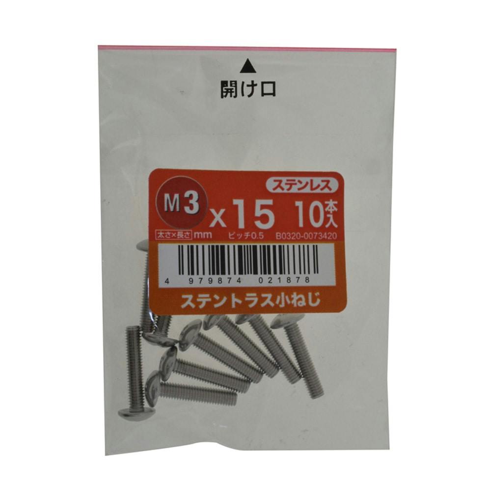 ステントラス小ねじ 10入り 3×15 | ねじ・くぎ・針金・建築金物