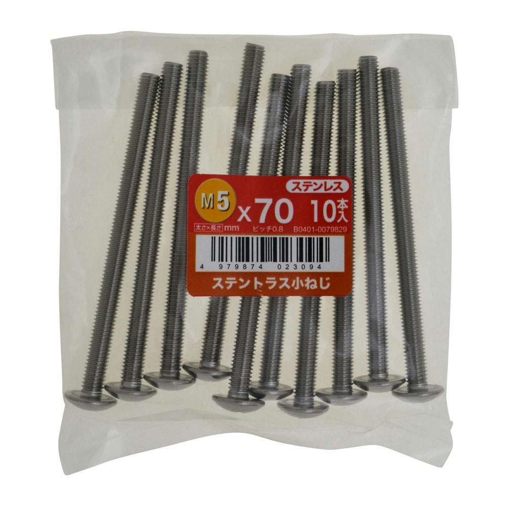 ステントラス小ねじ 10入り 5×70