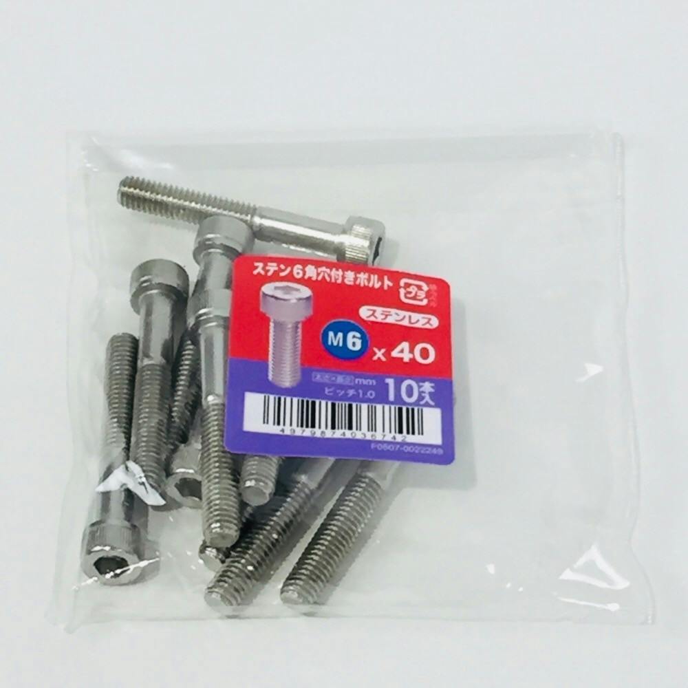 ステンキャップ 10入り 6×40 | ねじ・くぎ・針金・建築金物 通販