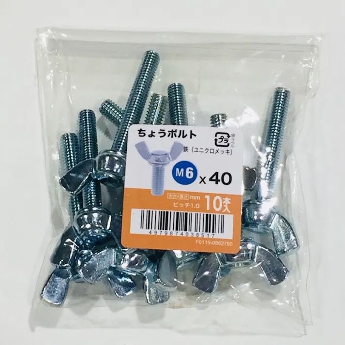 ちょうボルト 10入り 6×40