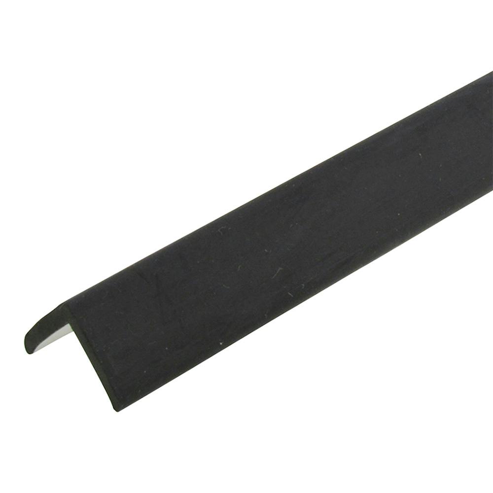 h様確認中　※ラージサイズ　黒簡易タイプ L型ゴム 中 シール付 L＝330 | ねじ・くぎ・針金・建築金物 通販