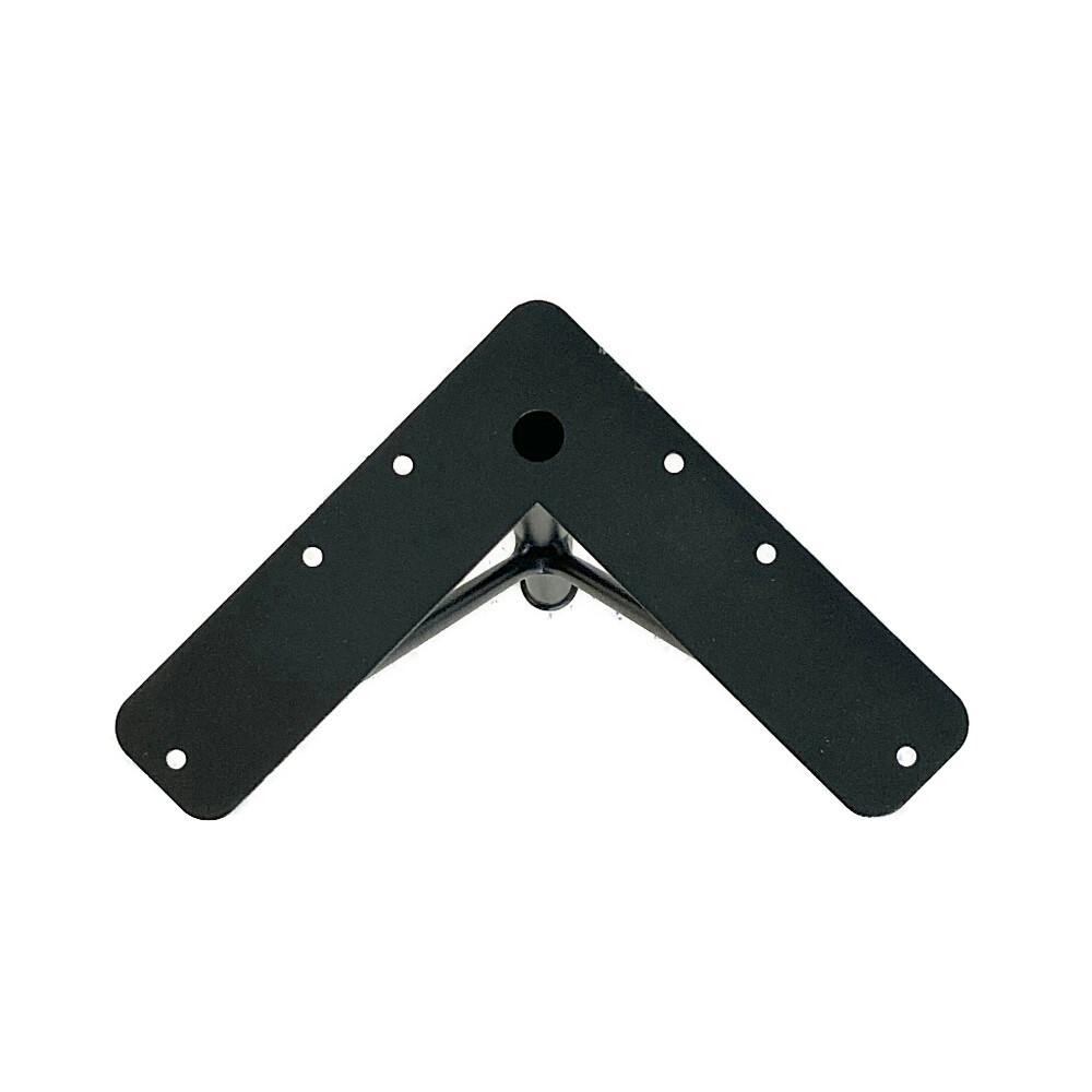 ヤハタ Ironna 丸脚金具 370 黒 | 建具金物 通販