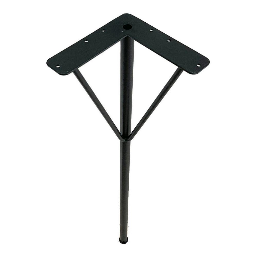 ヤハタ Ironna 丸脚金具 690 黒 | 建具金物 通販