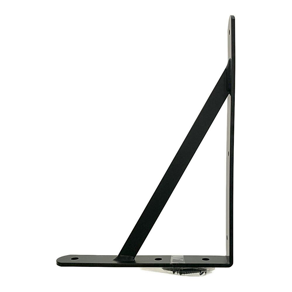 ーK&A Factoryー　マウントブラケット ブラック ラックマウントブラケット／3U／19インチ／垂直型／耐荷重68kg／EIA