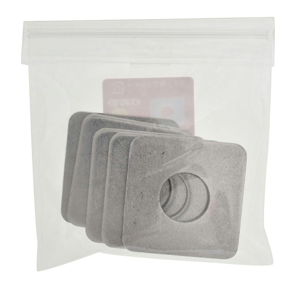 ステン角ワッシャー 5入 M16 | ねじ・くぎ・針金・建築金物 通販