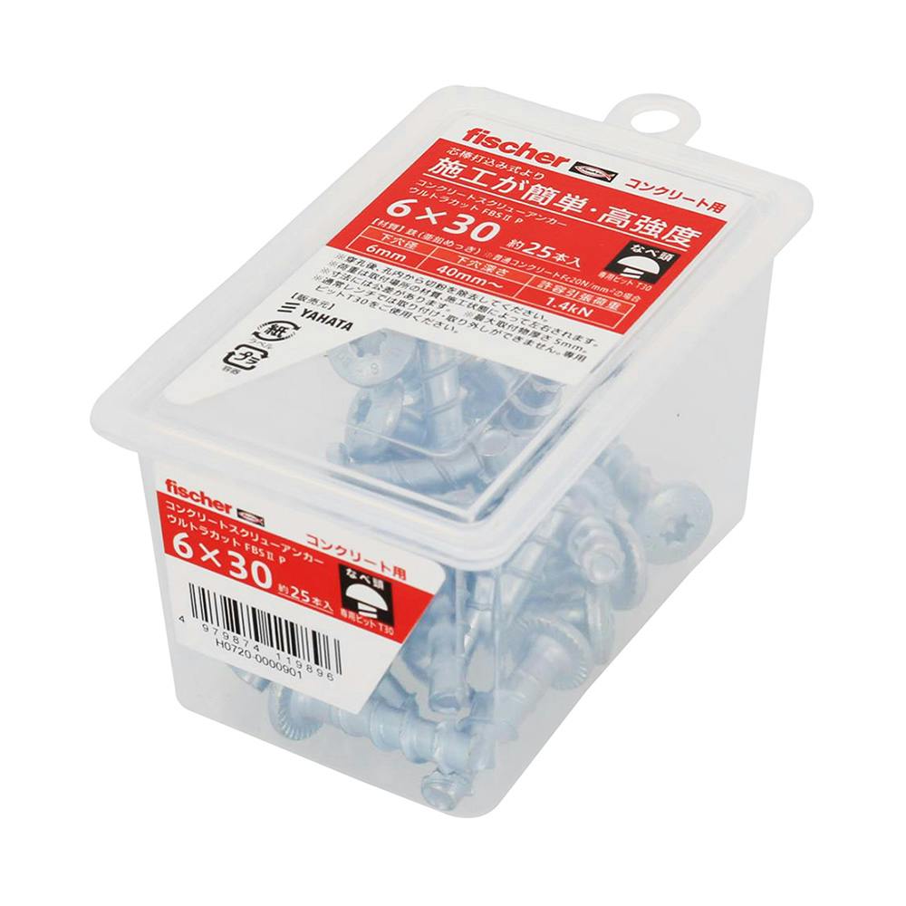 フィッシャー ウルトラカット 6×30 トルクス穴 NP なべ頭 | ねじ・くぎ