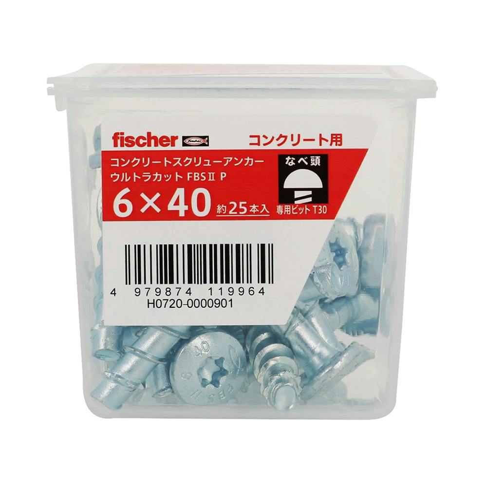 フィッシャー ウルトラカット 6×40 トルクス穴 NP なべ頭 | ねじ