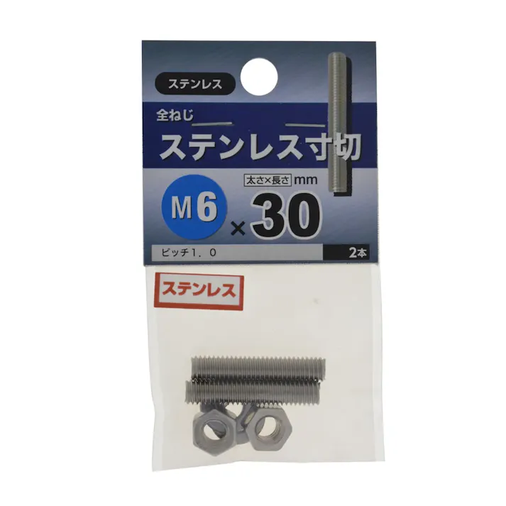 ステン寸切 6×30