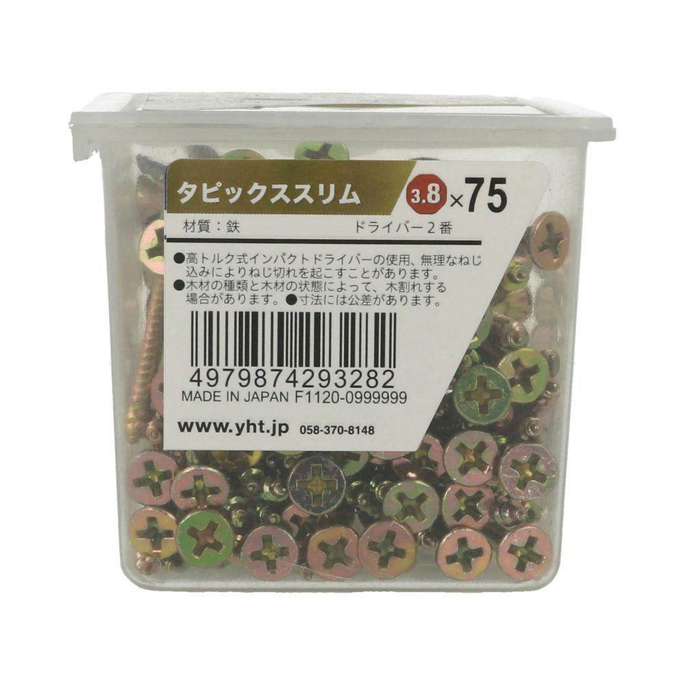 タピックススリムNP 3.8×75mm 85入 | ねじ・くぎ・針金・建築 タピックススリムNP 3.8×75mm 85入 | ねじ・くぎ・針金・建築