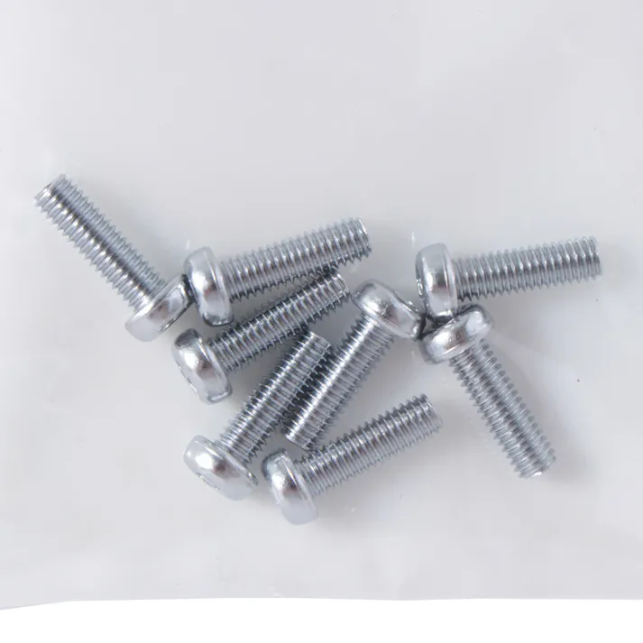 HLなべ小ねじピン付き クローム M3×10mm 8本