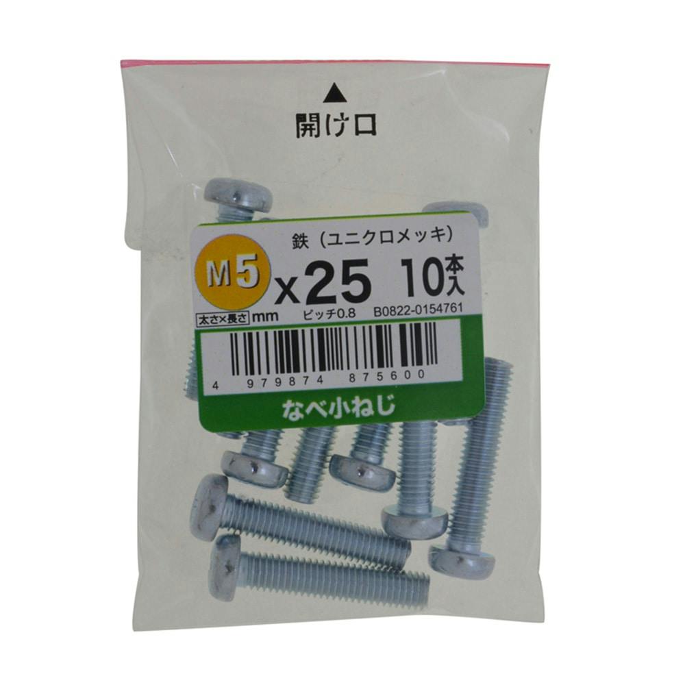 なべ小ねじ 10入り 5×25