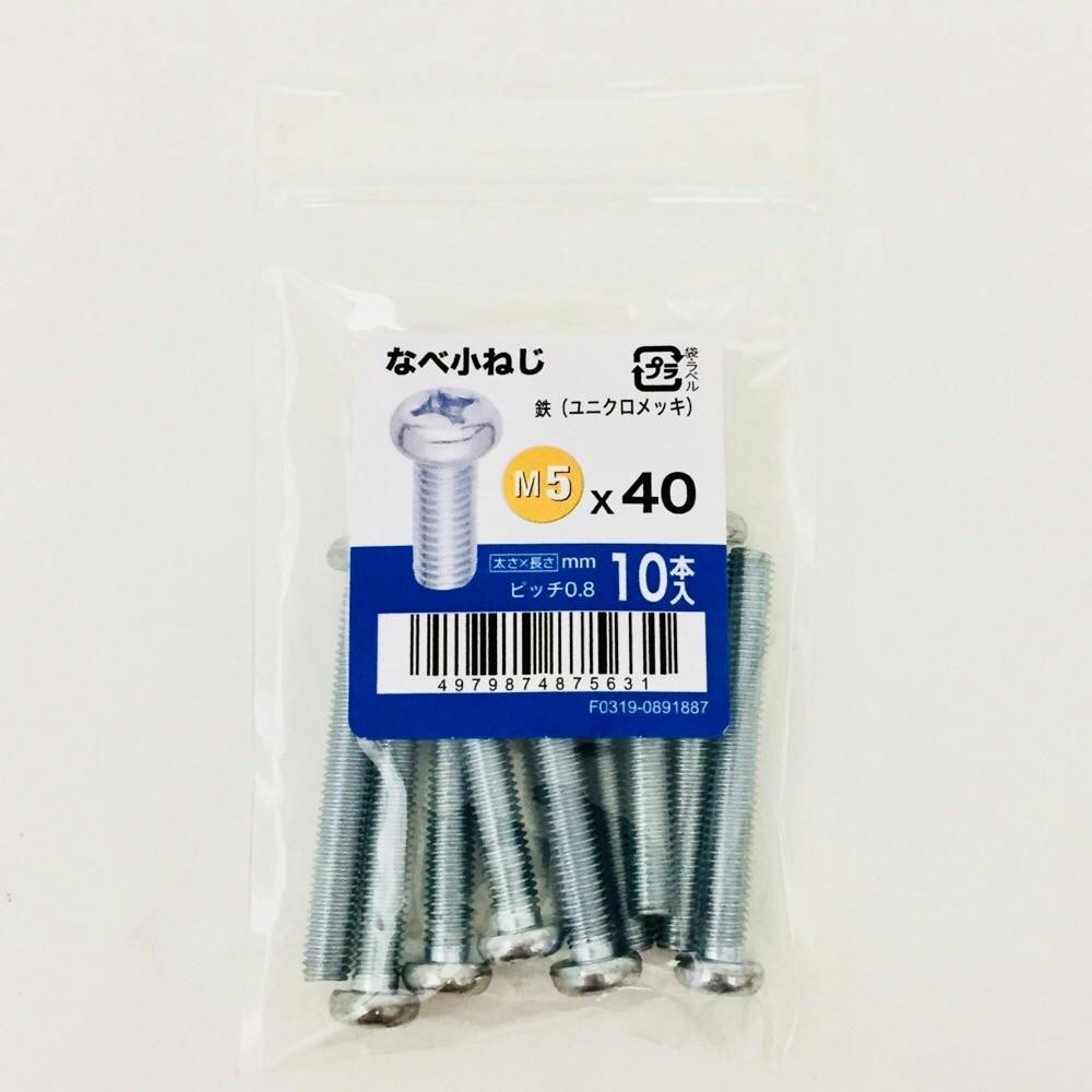 なべ小ねじ 10入り 5×40