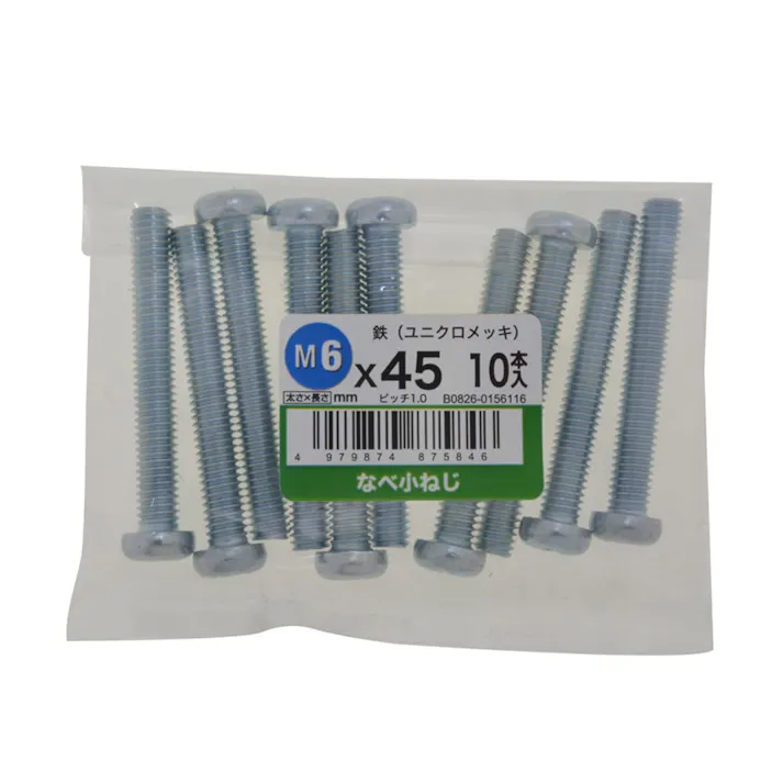 なべ小ねじ 10入り 6×45