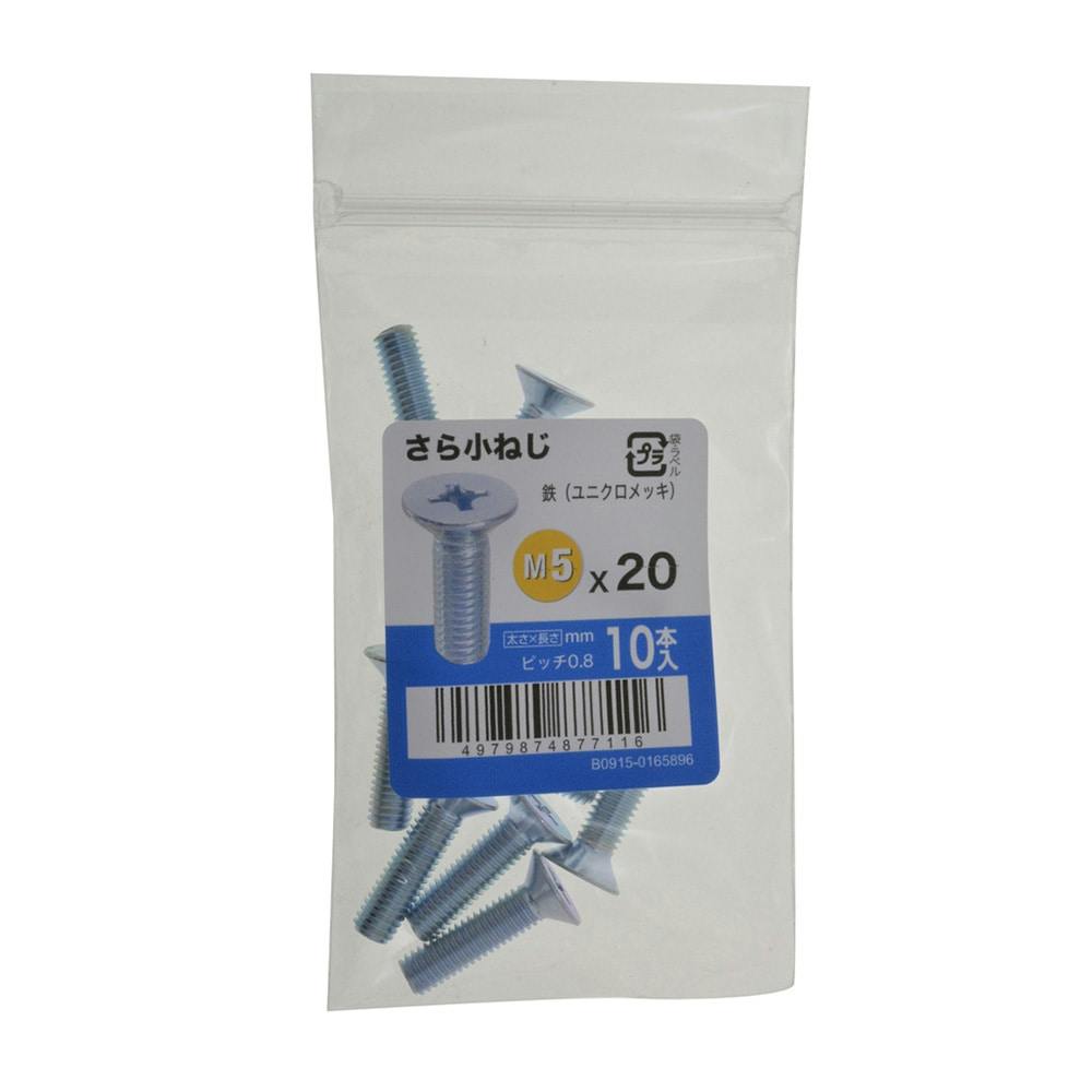 さら小ねじ 10入り 5×20