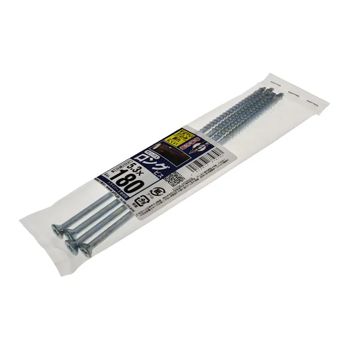 タピックスロングビス ユニクロ 5.3×180mm 4入