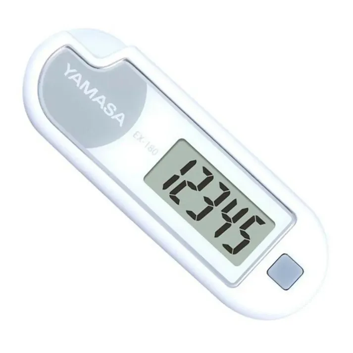 山佐 ルーペ付きポケット万歩 EX-180W ホワイト(販売終了)