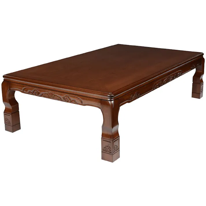 家具調こたつ 新三笠 高さ調節可 幅150cm 奥行90cm 高さ36/41cm テラコッタ SMK-1503T(TB)D【別送品】