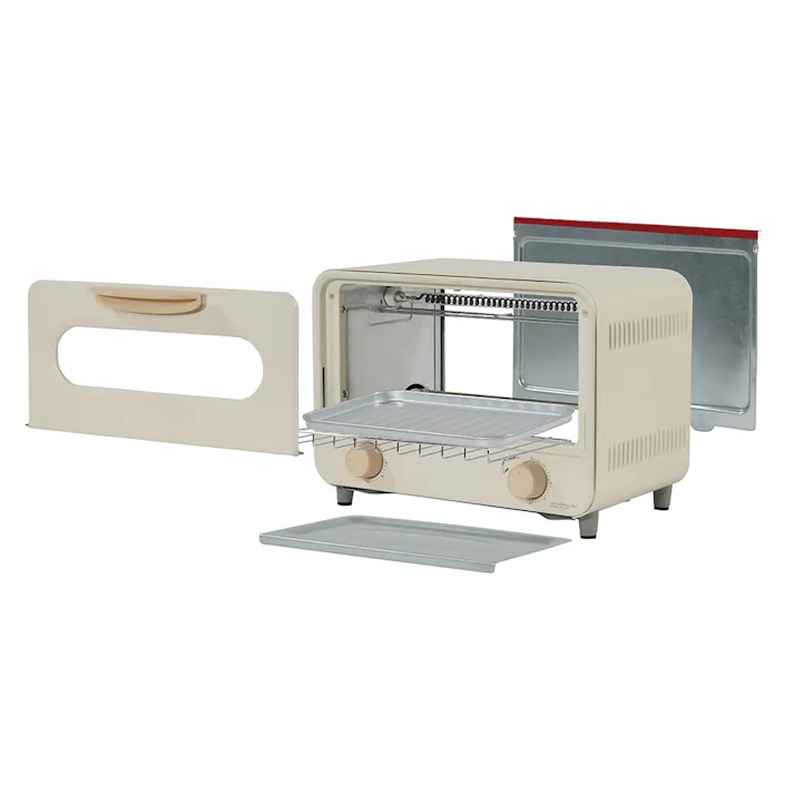 お手入れかんたん分解オーブントースター アイボリー PTO-TM800F-IV