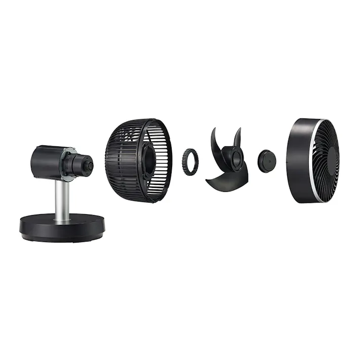 のび~る DCサーキュレーター ブラック D183GFR-K