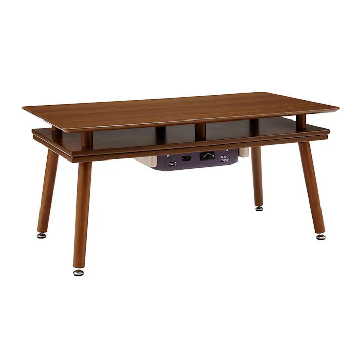 収納こたつ スペース 幅90cm 奥行50cm 高さ43/63cm ブラウン 90G(BR)【別送品】