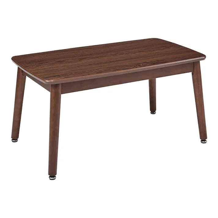 ソファ前こたつ 石英管 幅90cm 奥行50cm 高さ42/62cm ブラウン AYK-S90HT(BR)【別送品】