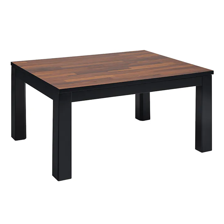 カジュアルこたつ 石英管 幅80cm 奥行60cm 高さ39cm ブラックCK-860MLP(MBK)