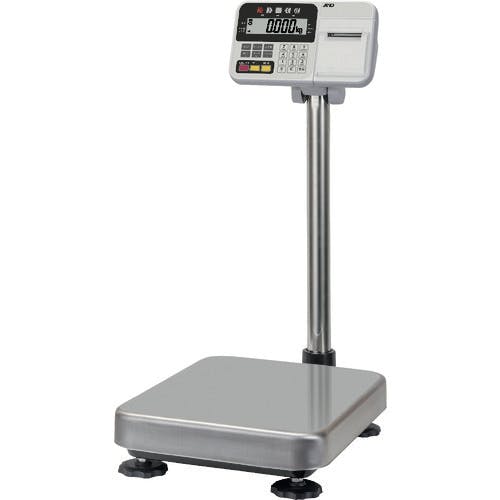 エー・アンド・デイ 防塵・防水デジタル台はかり(内蔵プリンタ付) ひょう量60kg HW60KCP 防じん・防水型デジタル台はかり エー・アンド・デイ 防塵・防水デジタル台はかり(内蔵プリンタ付) ひょう量60kg HW60KCP 防じん・防水型デジタル台はかり