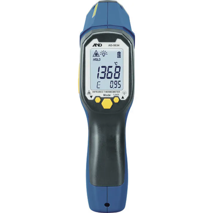 【CAINZ-DASH】エー・アンド・デイ レーザーマーカー付き赤外線放射温度計 AD-5634 AD5634【別送品】