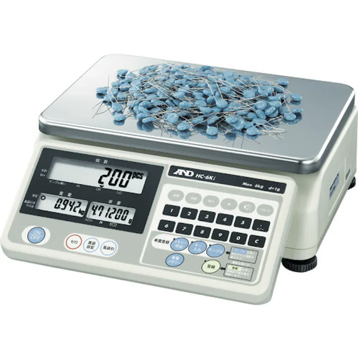 【CAINZ-DASH】エー・アンド・デイ 電子天びん カウンティングスケール 最小表示5.0g ひょう量30kg HC30KI【別送品】