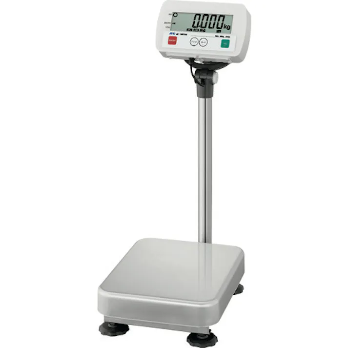 【CAINZ-DASH】エー・アンド・デイ 防塵・防水デジタル台はかり SCシリーズ(一体型・ポール付) ひょう量30kg 最小表示5g 計量皿寸法W300×D380mm SC30KAM【別送品】