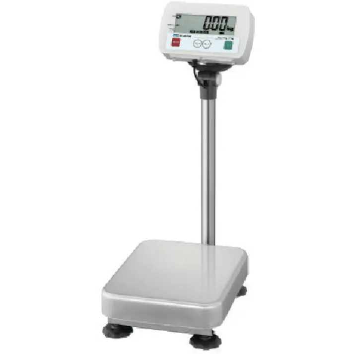 【CAINZ-DASH】エー・アンド・デイ 防塵・防水デジタル台はかり SCシリーズ(一体型・ポール付) ひょう量60kg 最小表示10g 計量皿寸法W300×D380mm SC60KAM【別送品】