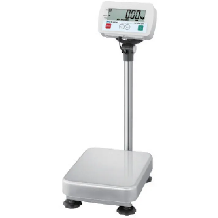 【CAINZ-DASH】エー・アンド・デイ 防塵・防水デジタル台はかり SCシリーズ(一体型・ポール付) ひょう量60kg 最小表示10g 計量皿寸法W390×D530mm SC60KAL【別送品】