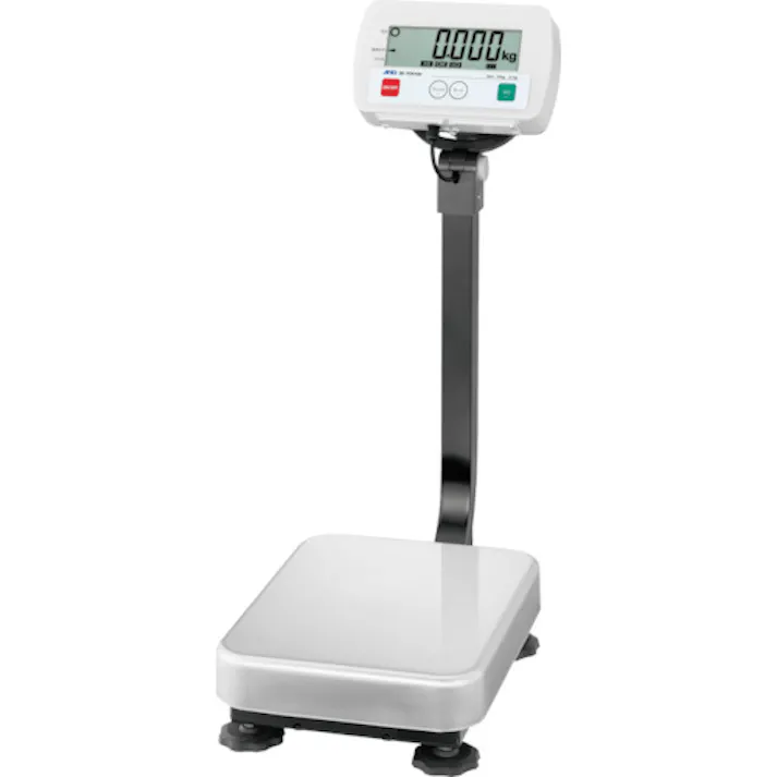 【CAINZ-DASH】エー・アンド・デイ 防塵・防水デジタル台はかり SEシリーズ(一体型・ポール付) ひょう量30kg 最小表示5g 計量皿寸法W300×D380mm SE30KAM【別送品】
