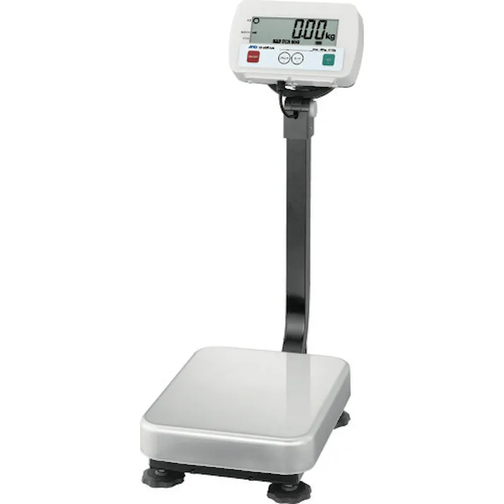 【CAINZ-DASH】エー・アンド・デイ 防塵・防水デジタル台はかり SEシリーズ(一体型・ポール付) ひょう量60kg 最小表示10g 計量皿寸法W300×D380mm SE60KAM【別送品】