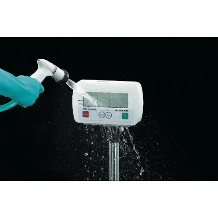 【CAINZ-DASH】エー・アンド・デイ 防塵・防水デジタル台はかり SEシリーズ(一体型・ポール付) ひょう量60kg 最小表示10g 計量皿寸法W300×D380mm SE60KAM【別送品】