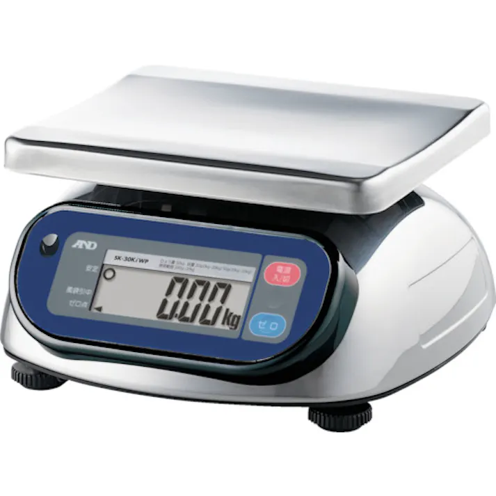【CAINZ-DASH】エー・アンド・デイ 防塵防水デジタルはかり(検定付) ひょう量20/30kg SK30KIWP【別送品】
