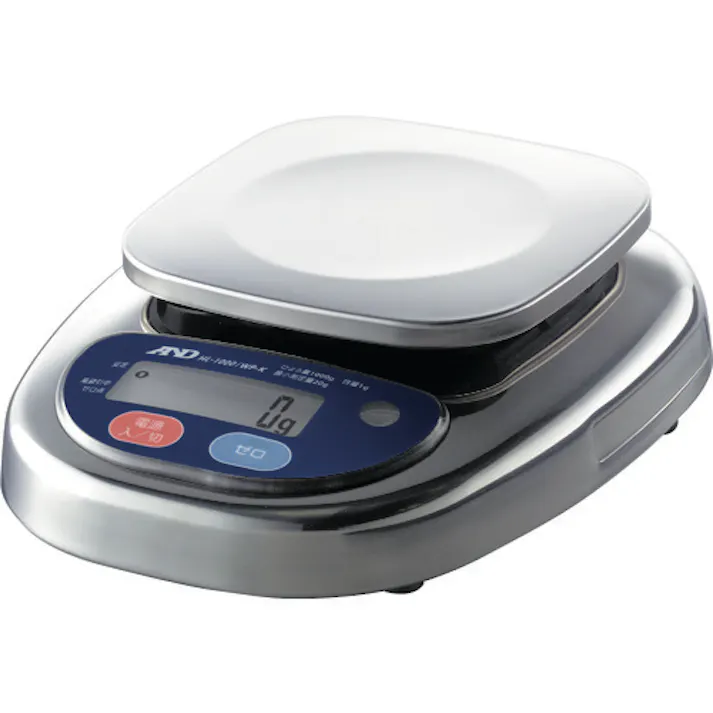 【CAINZ-DASH】エー・アンド・デイ 防塵防水デジタルはかり ウォーターボーイ (検定付・2区) ひょう量1000g HL1000IWP-K-A2【別送品】