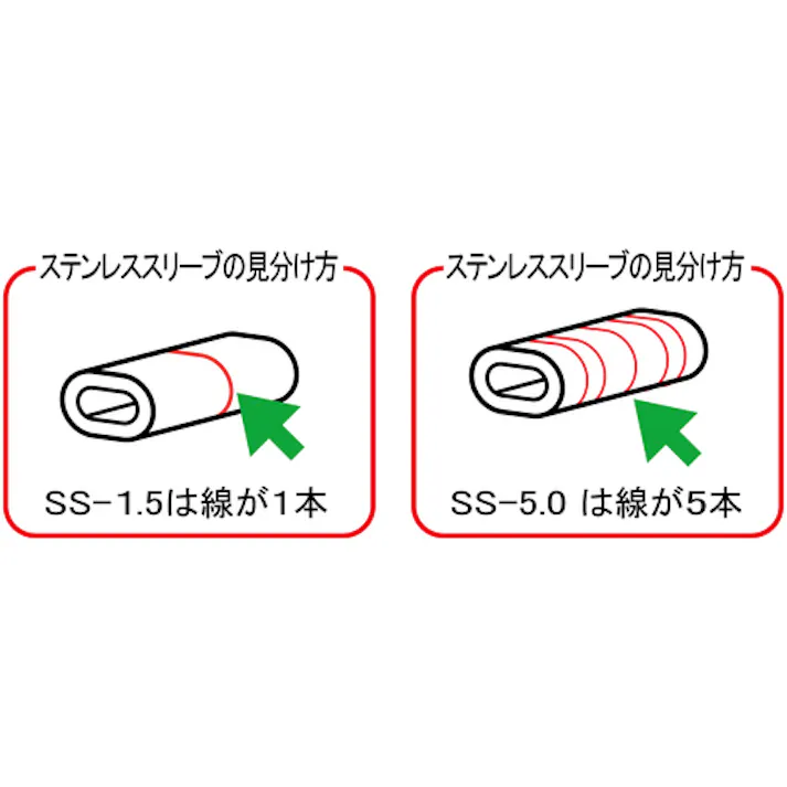 【CAINZ-DASH】アーム産業 アームステンレススリーブ5.0mm用(10個入) SS-5.0【別送品】