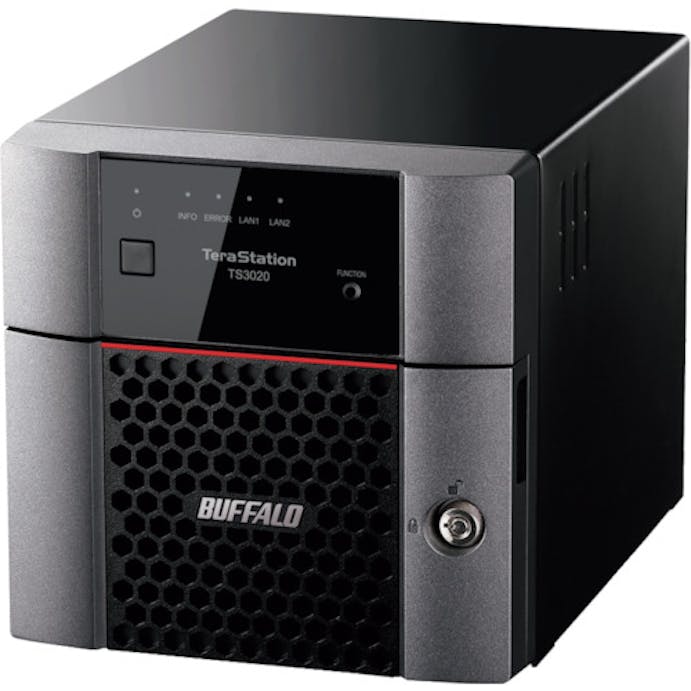 【CAINZ-DASH】バッファロー ＴｅｒａＳｔａｔｉｏｎ　ＴＳ３２２０ＤＮシリーズ　２ベイデスクトップＮＡＳ　６ＴＢ TS3220DN0602【別送品】