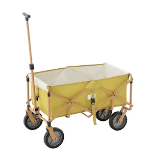 Life丸洗いキャリーワゴン カラフルロゴス イエロー 84720730