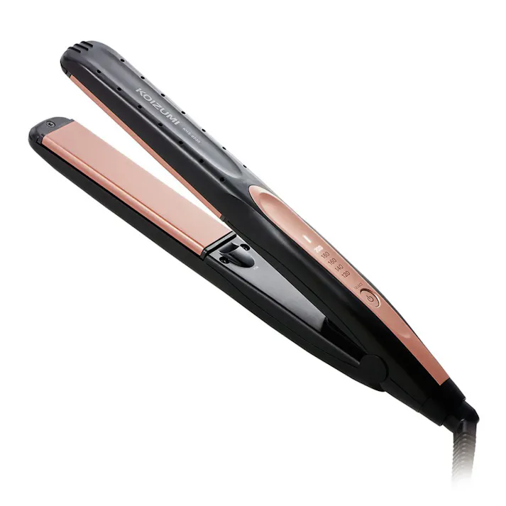 コイズミ マイナスイオンストレートアイロン ブラック KHS-8230K