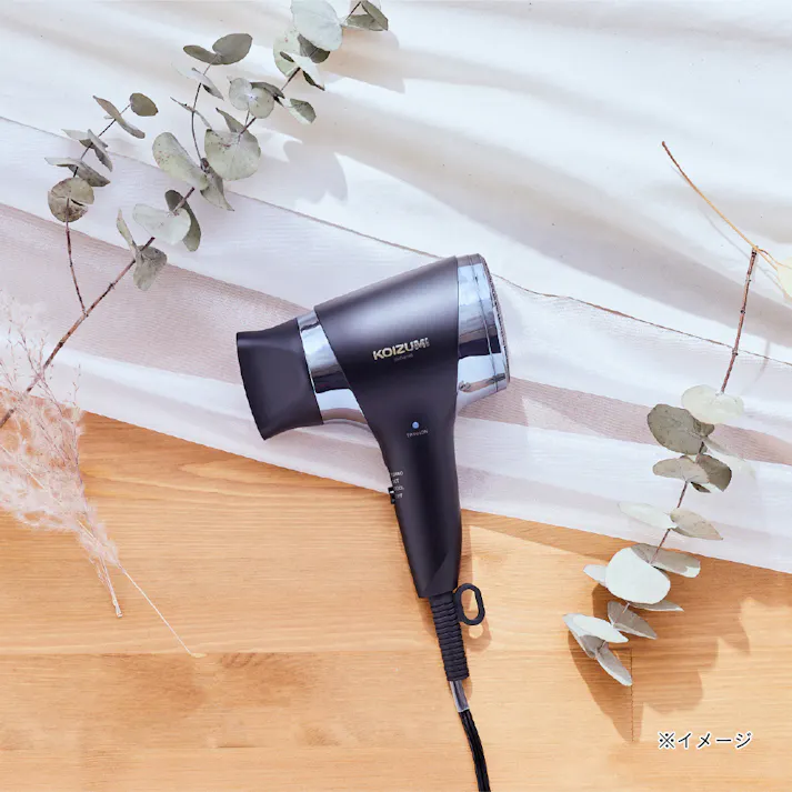 コイズミ マイナスイオンドライヤー ブラック KHD9740K