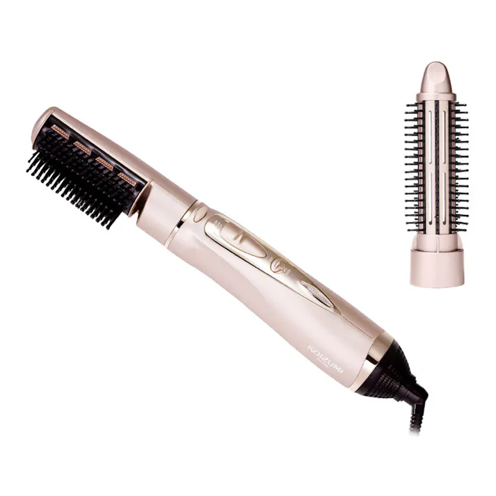 コイズミマイナスイオンカーリングドライヤー ゴールド KHC-5230N