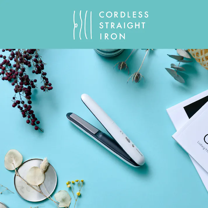 コイズミ コードレスストレートアイロン ホワイト KHS-8640W