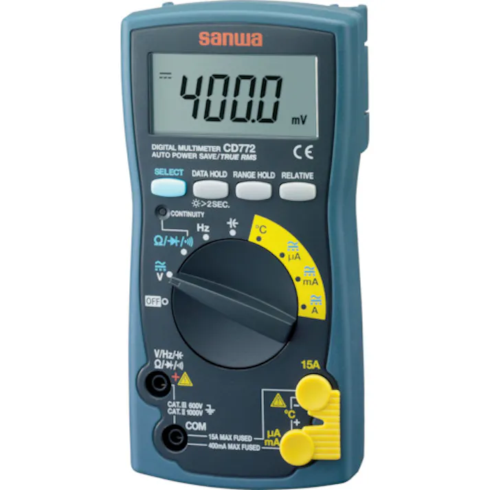 【CAINZ-DASH】三和電気計器 デジタルマルチメータ 真の実効値対応 CD772【別送品】